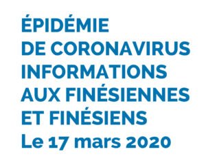 Lettre coronavirus Feignies 17 mars 2020