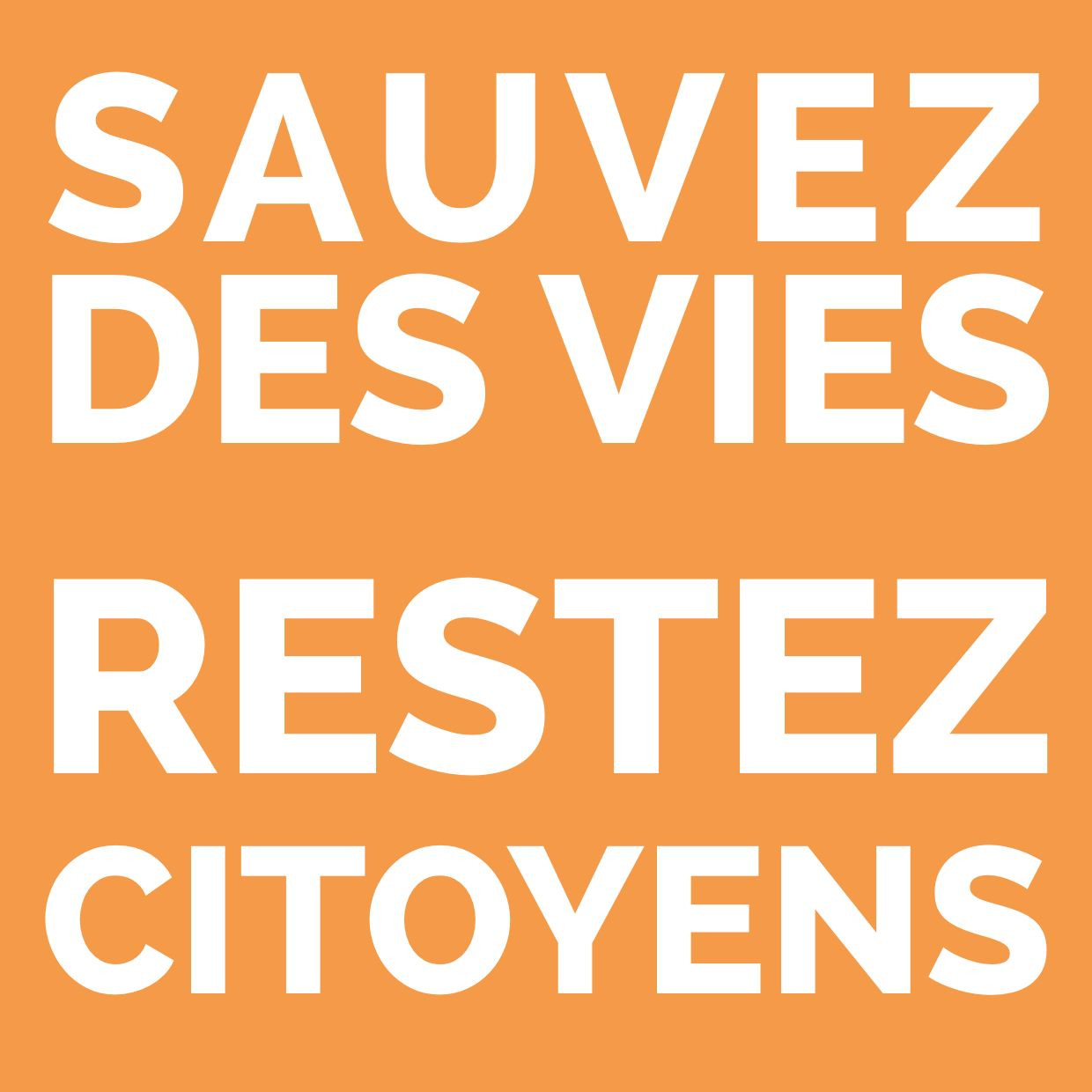 Restez citoyens