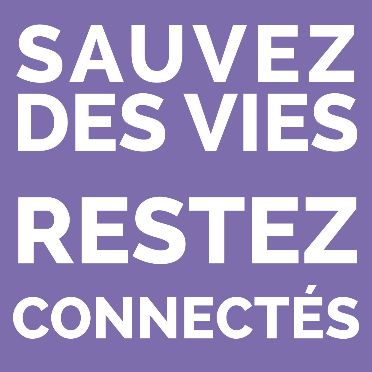 Restez connectés